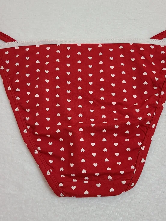 Y2K Retro ARIZONA Graphic Cotton Hi-leg String Bikini Panty Size XL - Picture 3 of 5